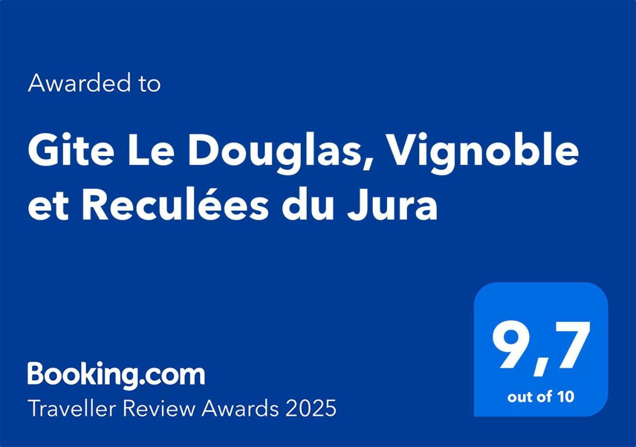 Lavigny Gite Le Douglas, Vignoble Et Reculees Du Jura - Avec Sauna מראה חיצוני תמונה